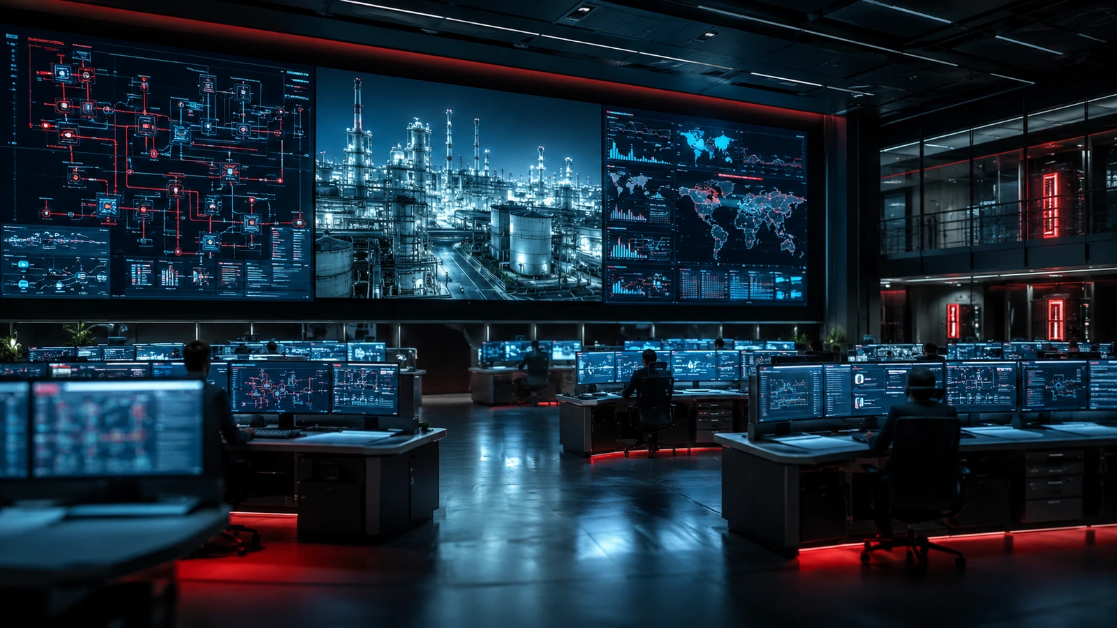 Stylised critical infrastructure environment